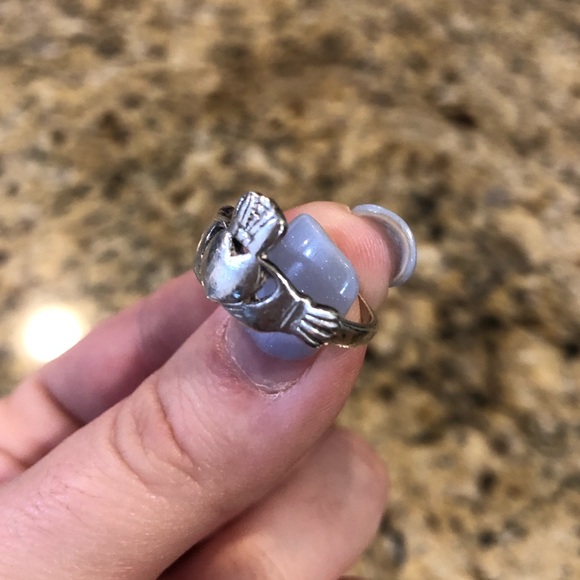 Sterling Silver Irish Claddagh Ring - Picture 3 of 3